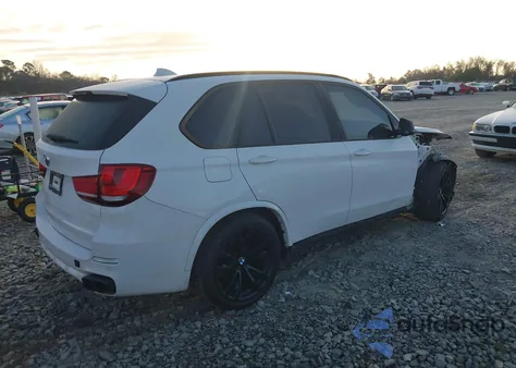 2015 BMW X5 xDrive50I z USA, uszkodzony, nr VIN 5UXKR6C55F0J78664
